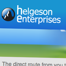 Helgeson Enterprises Corporate Site Redesign